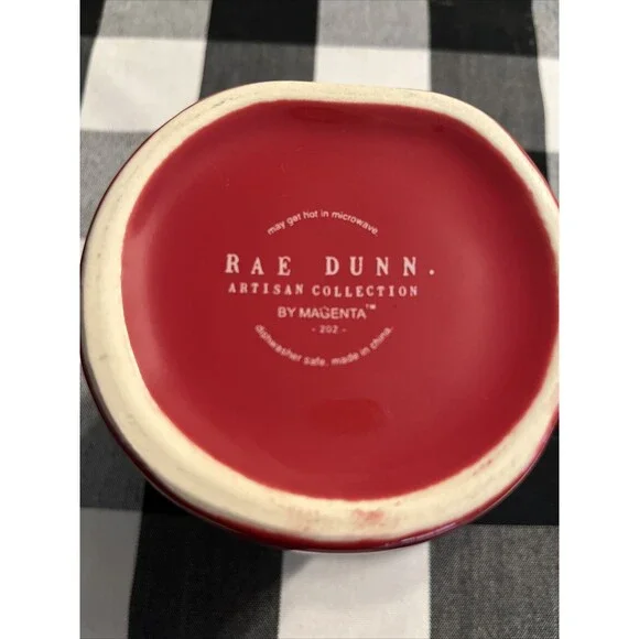 Rae Dunn Artesian collection by magenta￼ Red Santa mug - Picture 3 of 3